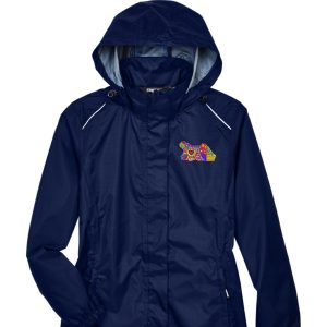 Core 365 Ladies' Climate Seam-Sealed Lightweight Variegated Ripstop Jacket