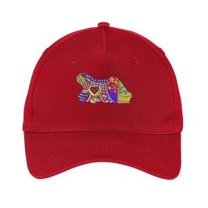 Big Accessories 5-Panel Brushed Twill Unstructured Cap